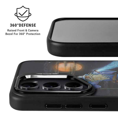 Twilight Tempest Wizard by Ed Beard Jr Galaxy S25 Kickstand Case